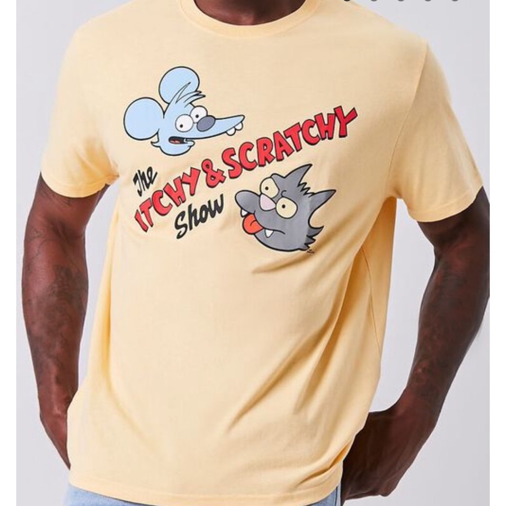 FOREVER 21: SIMPSON’S ITCHY AND SCRATCHY TEE - Picture 2 of 3